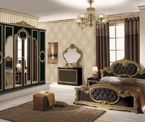 Dormitor Barocco nero-gold
