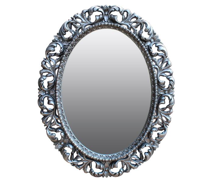 Oglinda Temptation 1, 73x93x3cm, Negru/Argint {{ heading_title }}