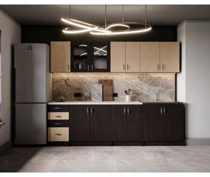 Bucatarie Venus ro 2.6m wenge+mesteacan {{ heading_title }}