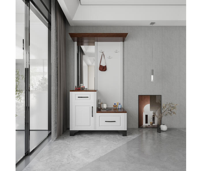 Cuier ZQD 108, 110x43x200cm, Alb {{ heading_title }}