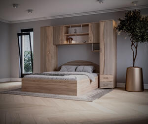 Dormitor Tineret, sonoma+truffe 227x51/205x200cm Dormitor Tineret, sonoma+truffe 227x51/205x200cm