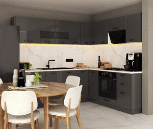 Bucatarie Daria colt V2, Antracit