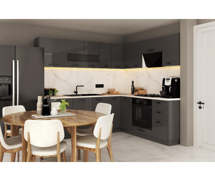 Bucatarie Daria colt V2, Antracit {{ heading_title }}