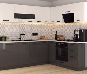 Bucatarie Daria colt V2, Alb+Antracit