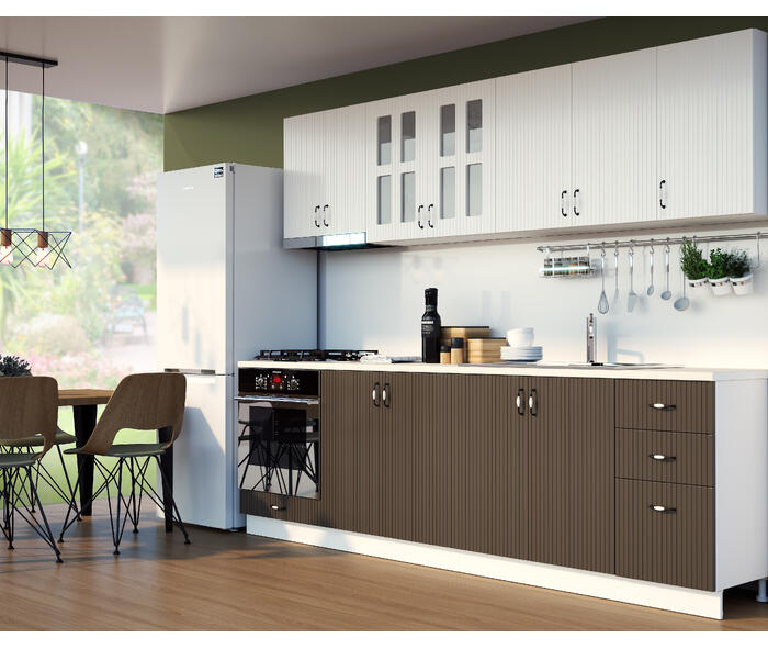 BUCATARIE CORA RIFLAJ MDF 2,6M {{ heading_title }}