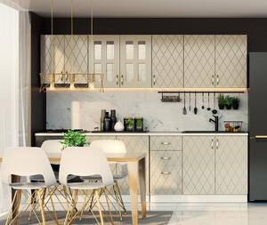 BUCATARIE MIRA ROMB MDF 2,6M