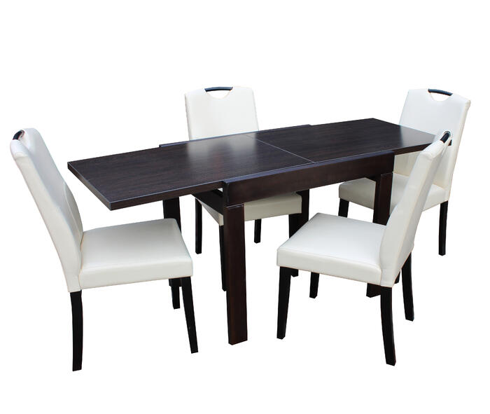 SET MASA KORS + 4 SCAUNE 6002, WENGE-CREM {{ heading_title }}