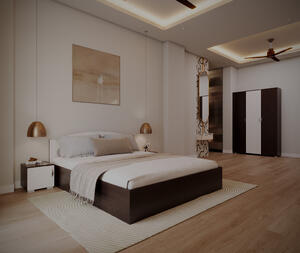 Dormitor Siesta wenge+alb