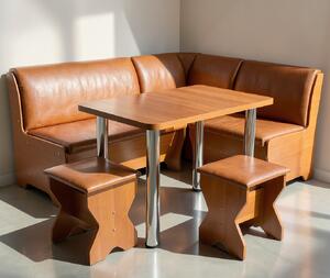 Set coltar bucatarie Tunis, cu masa si 2 tabureti cires