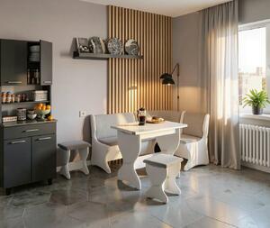 Set bucatarie Argentina Alb +Gri