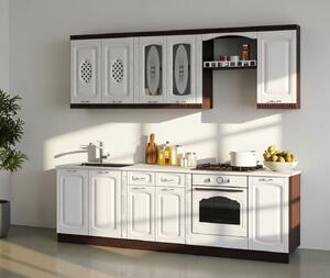 BUCATARIE KATIUSA MDF 2.6M, RO, WENGE+ALB