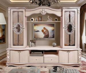 LIVING VERSAILLES MDF STEJAR ALB  240X50X195 CM