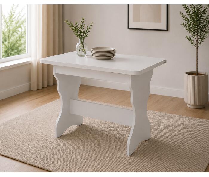 MASA BUCATARIE KC-3 ALB EXTENSIBILA, 90x59x74cm {{ heading_title }}