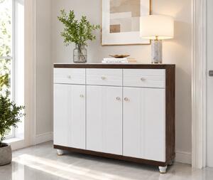 Pantofar MDF Vela, crem deschis, 120x33x100 cm