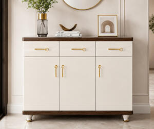 Pantofar MDF Atlas, crem deschis, 120x33x100 cm