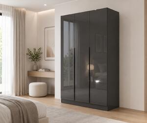 Dulap Prestige 3U - Acril antracit