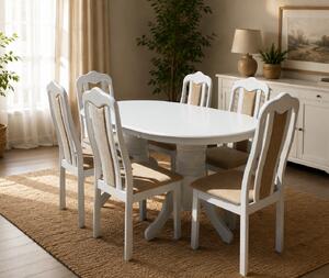 SET RH7017T+6RH558C WHITE,150x90x76 cm