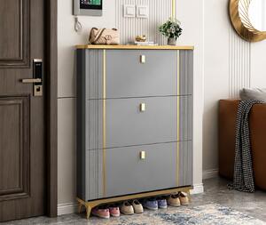 Pantofar 602 MDF Grey 100x24x118cm