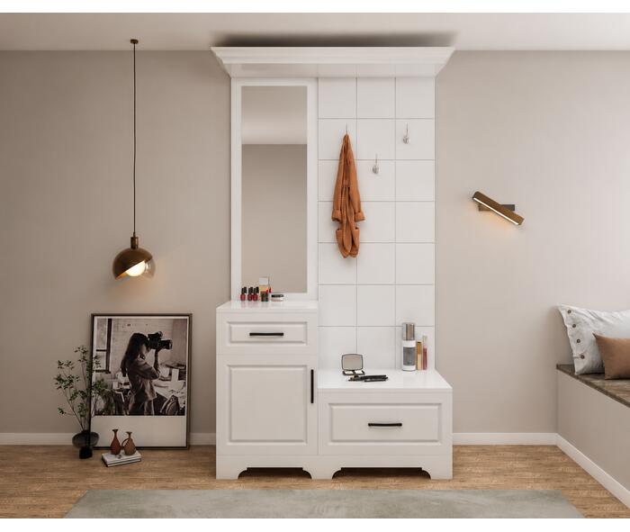Cuier ZQD 109, 113x43x205cm, Alb {{ heading_title }}