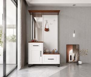 Cuier ZQD 108, 110x43x200cm, Alb