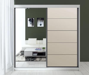 Dressing Smart, Acril Cappuccino, 180x60x200cm